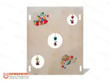 Тактильно-развивающая панель «Точное попадание»1