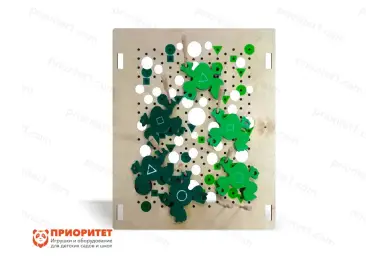 Тактильно-развивающая панель «Задорные лягушки» Тактильно-развивающая панель «Задорные лягушки»