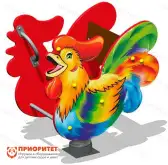 Качалка на пружине «Петушок» для детской площадки1