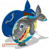 Качалка на пружине «Кит» для детской площадки1