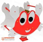 Качалка на пружине «Красный крабик» для детской площадки1