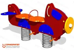 Качалка на пружине «Аэроплан» №2 для детской площадки1