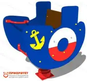 Качалка на пружине «Пароход» для детской площадки1