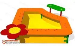 Детская песочница «Фиалка» для детской площадки1