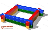 Детская песочница «Городок» для детской площадки