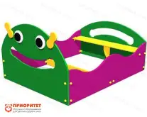 Детская песочница «Гусеничка» для детской площадки1