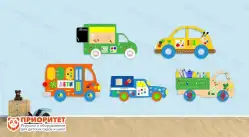 Бизиборд набор Автомобили Профессионалов1