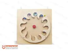 Тактильно-разивающая панель-лабиринт «Бусинки»1