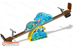 Детская качалка «Дельфины»1