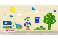 Комплексное настенное решение «На почте»