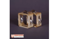 Тамбурин (бубен) из массива березы, D - 10 см. Мастерская Сереброва, РЗ-ТБ-01