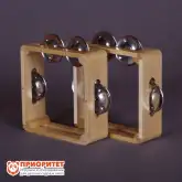 Тамбурин (бубен) из массива березы, D - 15 см. Мастерская Сереброва, РЗ-ТБ-021