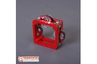 Тамбурин (бубен) из массива березы с росписью, D - 10 см. Мастерская Сереброва