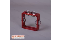 Тамбурин (бубен) из массива березы тонированный, D - 15 см. Мастерская Сереброва