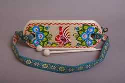 Пастуший барабан с росписью1