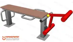 Уличный тренажер для мышц бедра для спортивной площадки1