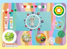 Интерактивный бизиборд «Конфети»1