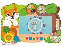 Интерактивный настенный бизиборд «Белка» без ПК1