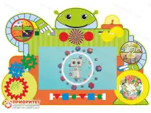 Интерактивный настенный бизиборд «Робот» с ПК1