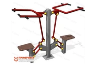 Тренажер уличный двойной «Верхняя тяга» №54 для спортивной площадки