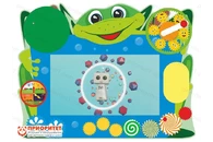 Интерактивный логопедический бизиборд «Лягушонок» №1