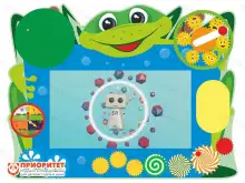 Интерактивный логопедический бизиборд «Лягушонок» №21