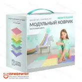Детские ортопедические модульные коврики Ортодон набор1 - «УНИВЕРСАЛ», пастельные цвета1