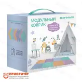 Модульный коврик Ортодон набор 2 «Малыш», пастельные цвета (8 пазлов)1