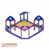 Песочный дворик «Космопорт» (Космос) для детской площадки1