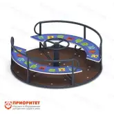 Карусель с рулем (Арифметика) для детской площадки1