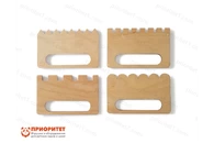 Трафареты для рисования песком «Гребешки №1» (4 штуки)