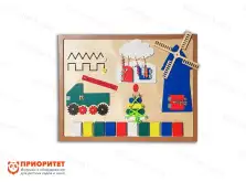 Тактильно-развивающая панель «Родные места»1