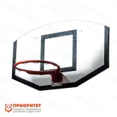 Щит стритбольный фанерный, цвет разметки черный1