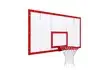 Щит баскетбольный игровой на раме (оргстекло), цвет разметки красный 2