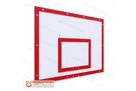 Щит баскетбольный тренировочный на раме (фанера), цвет разметки красный