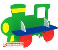 Скамейка детская Паровозик для игровой площадки1