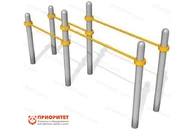 Брусья уличные двойные №24 для спортивной площадки