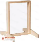 Детский мольберт для рисования маркером прозрачный «Стандарт» (750х550 мм, массив сосны)1