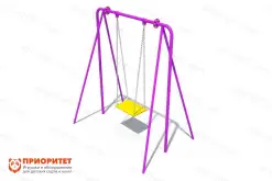 Уличные качели на металлических стойках №21