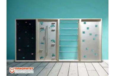 Игровая развивающая стенка «Спортивная страна» Игровая развивающая стенка «Спортивная страна»