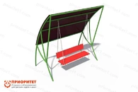 Качели садовые с навесом