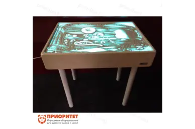 Световой стол с пультом управления (сосна, 800x500) Световой стол с пультом управления (сосна, 800x500)