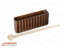 Коробочка ребристая тонированная, Мастерская Сереброва (10x6x3 см)1