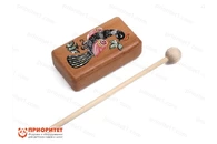 Коробочка малая с росписью, Мастерская Сереброва (9x5x3 см)