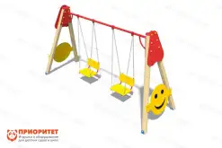 Качели для детской площадки «Смайлик»1