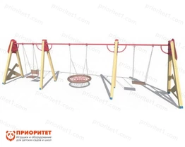 Качели тройные «Дружба»