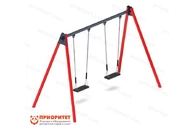 Качели двойные металлические для детской площадки