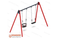 Качели двойные металлические №2 для детской площадки