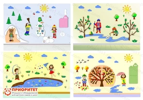 Набор комплексных настенных решений «Даша и Паша: времена года» Набор комплексных настенных решений «Даша и Паша: времена года»