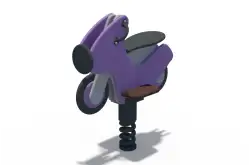 Детская качалка на пружине «Мотоцикл»1